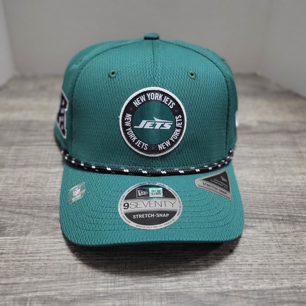 New Era New York Jets Teal Stretch-Snap 9SEVENTY Hat